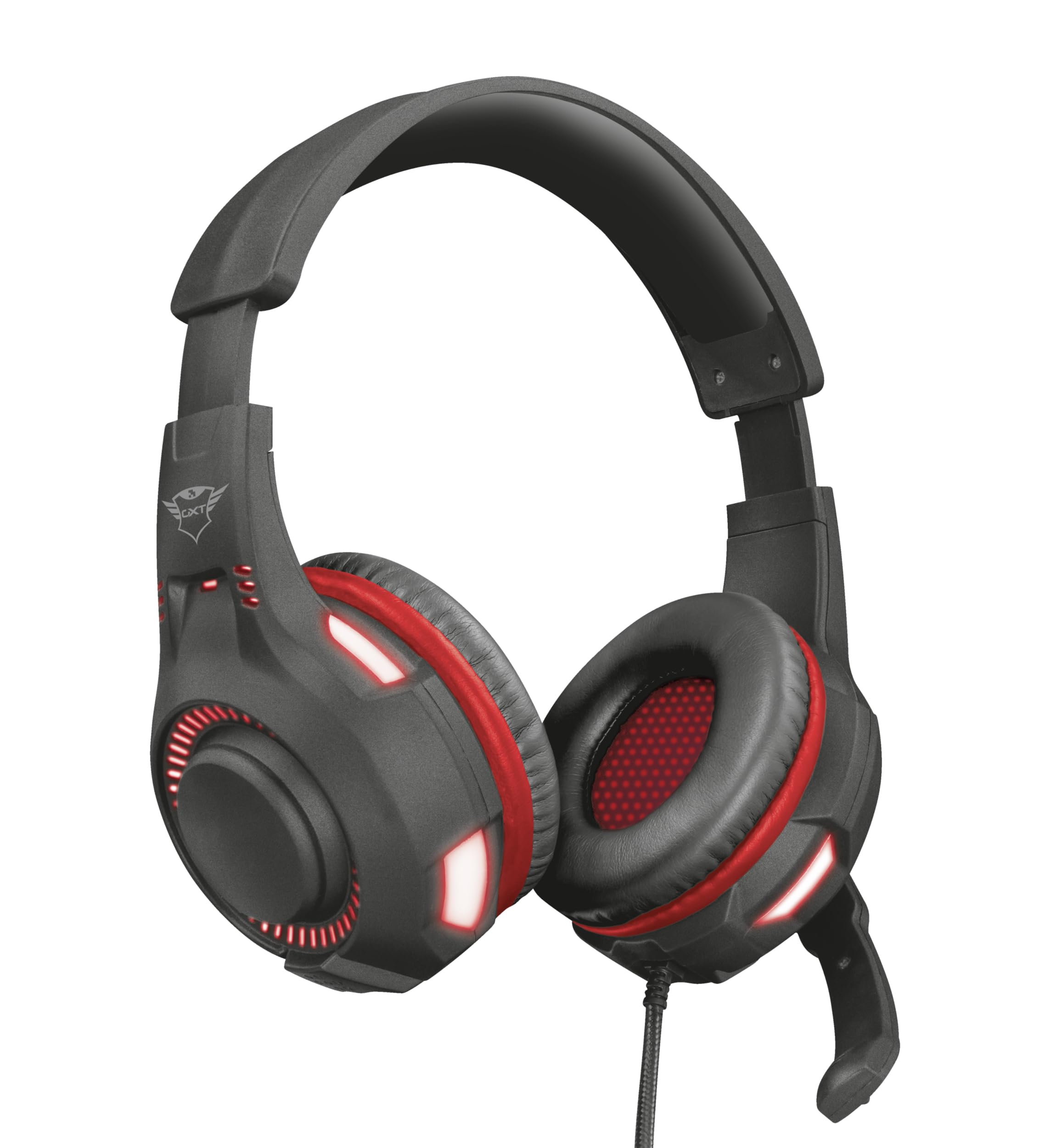 Trust Gaming GXT 407 Ravu Illuminated Gaming Headset for PC and Laptop - Black