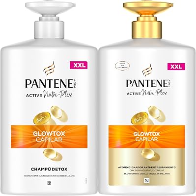 Pro-V Glowtox Capilar Champú Detox + Acondicionador Pelo Brillante