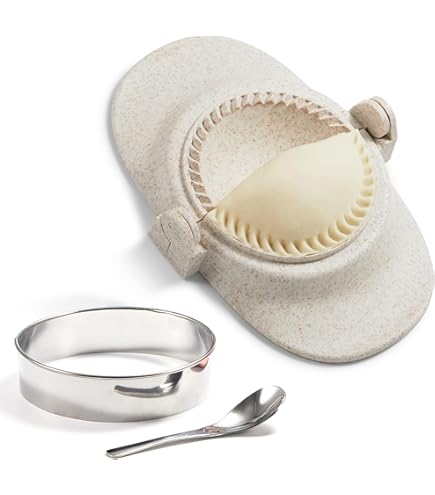 Lot De 4 Presses à Raviolis Magic Dumpling Maker, Moules Antiadhésifs Pour Empanadas, Pierogi, Gyozas, Avec Tapis De Pâtisserie