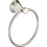 American Standard 7052190.013 Delancey -Towel Ring, Polished Nickel