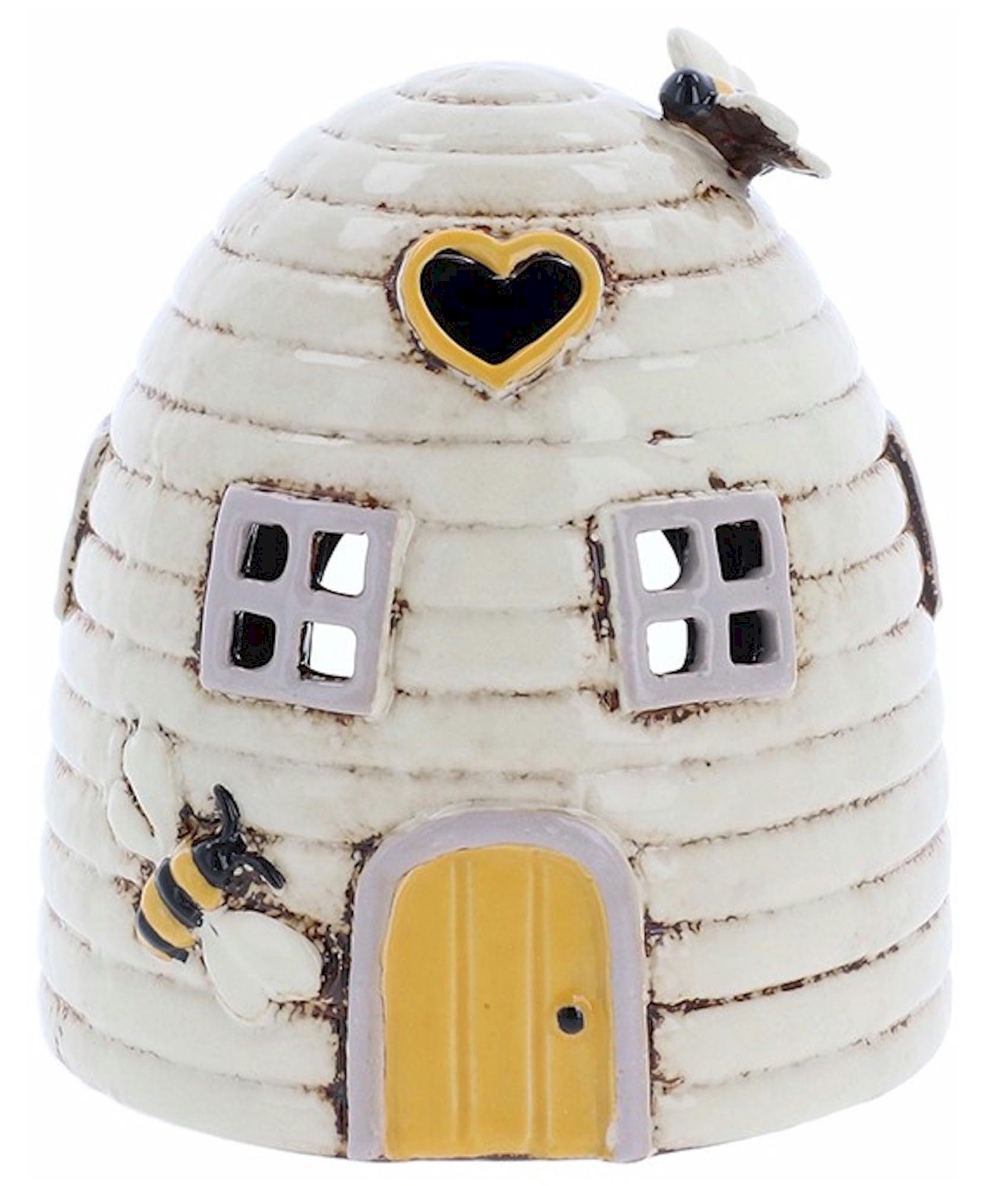 Village Pottery Cream Beehive Dome Tealight Holder (330951)