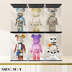 NONEMEY Clear Acrylic Display Case with Remote
