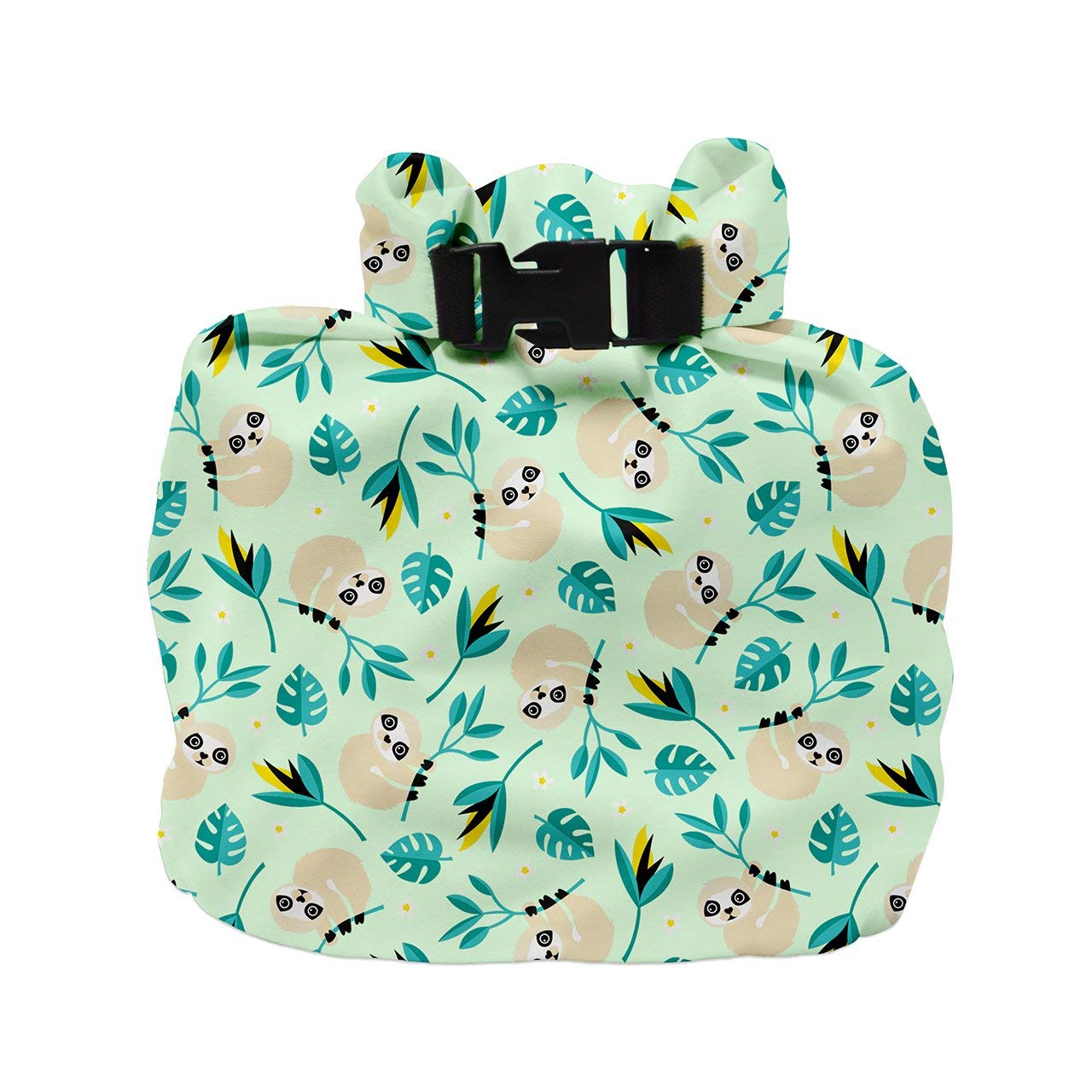 Bambino Mio, Out & About Wet Bag - Travel, Waterproof, Reusable Nappy Storage Bag, Swinging Sloth