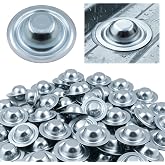 100Pcs Metal Screw Roof Caps | Screw Covers for Protecting Screw Heads Easy to Install for Leak Protection Weather Protection and DIY Home Improvement