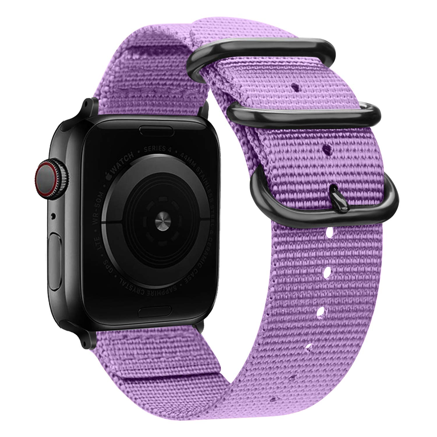 Photo 1 of *2packMisker Nylon Band Compatible with Apple Watch Band 42mm 44mm 45mm 38mm 40mm 41mm,YOUKEX Lightweight Breathable Sport Wrist Strap with Metal Buckle Compatible with iwatch Series 8/7/6/5/4/3/2/1