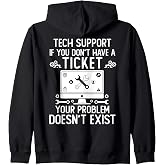 Funny Tech Support Computer Engineer Zip Hoodie