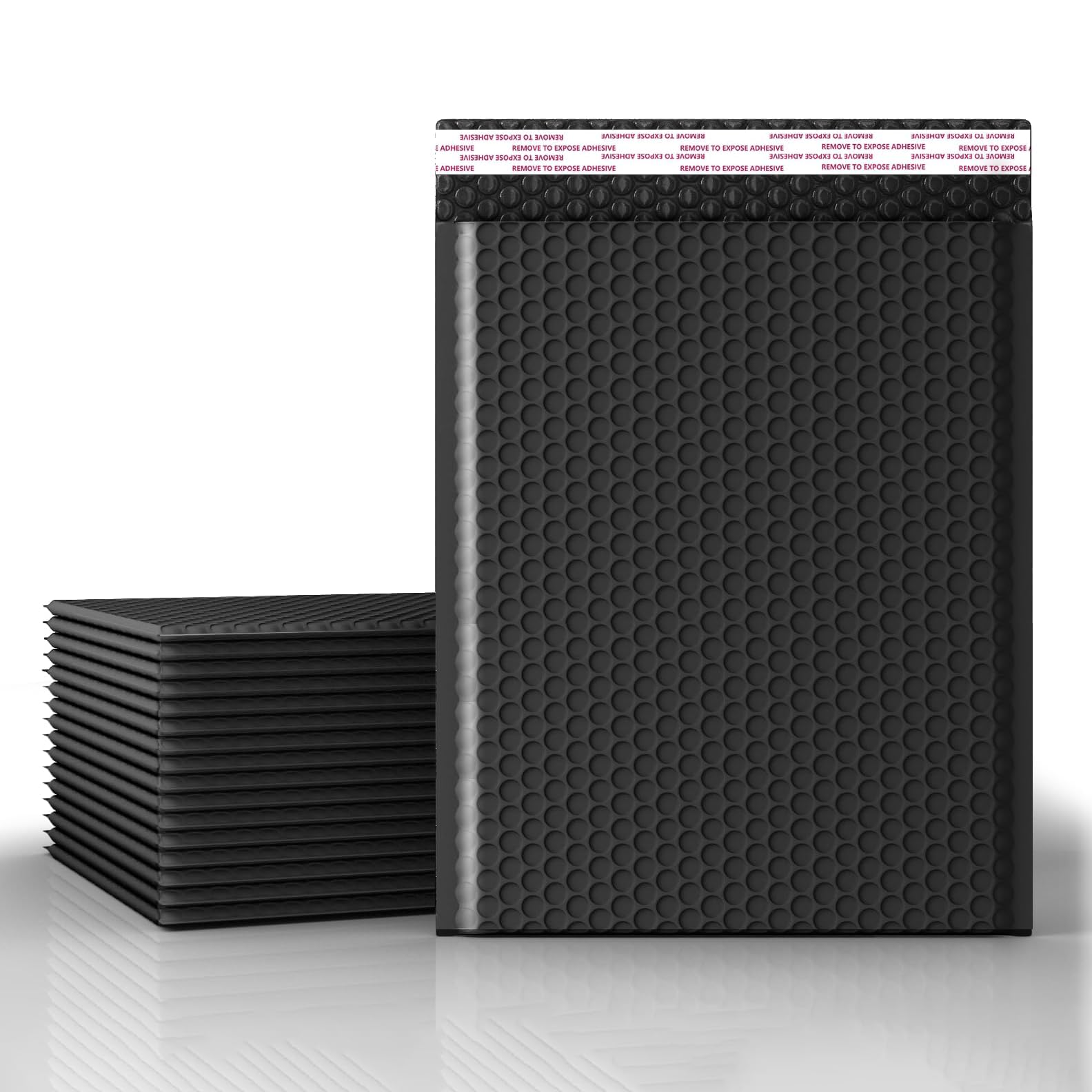 Photo 1 of 10 x 13 Inch Bubble Mailer 40 Pack, Waterproof Padded Envelopes with Strong Self-Seal Adhesive, Cushioning Shipping Bags with Bright Color for Small Business - Black