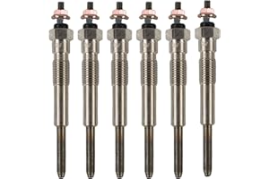 HIRINTOL 6pcs 1HZ Glow Plugs 12V19850-64031 for Toyota Landcruiser HDJ80 HDJ81 1HD-T HZJ80 HZJ75 HZJ81 105 4.2L