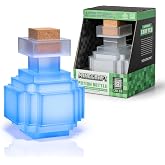 The Noble Collection Minecraft Potion Bottle LED Color Changing | Minecraft Life Size Prop Replica Collector Replica - Potion Bottle LED Color Changing