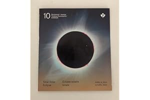 Canada Post Permanent Stamps, Total Solar Eclipse, Booklet of 10, April 8, 2024 - Montreal Timbres Permanents de Postes Canad