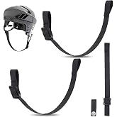 Hockey Helmet Chin Strap Single Snap Detachable Sports Strap Replacement Ear Loops adjustable buckle Accessory Repair Kit