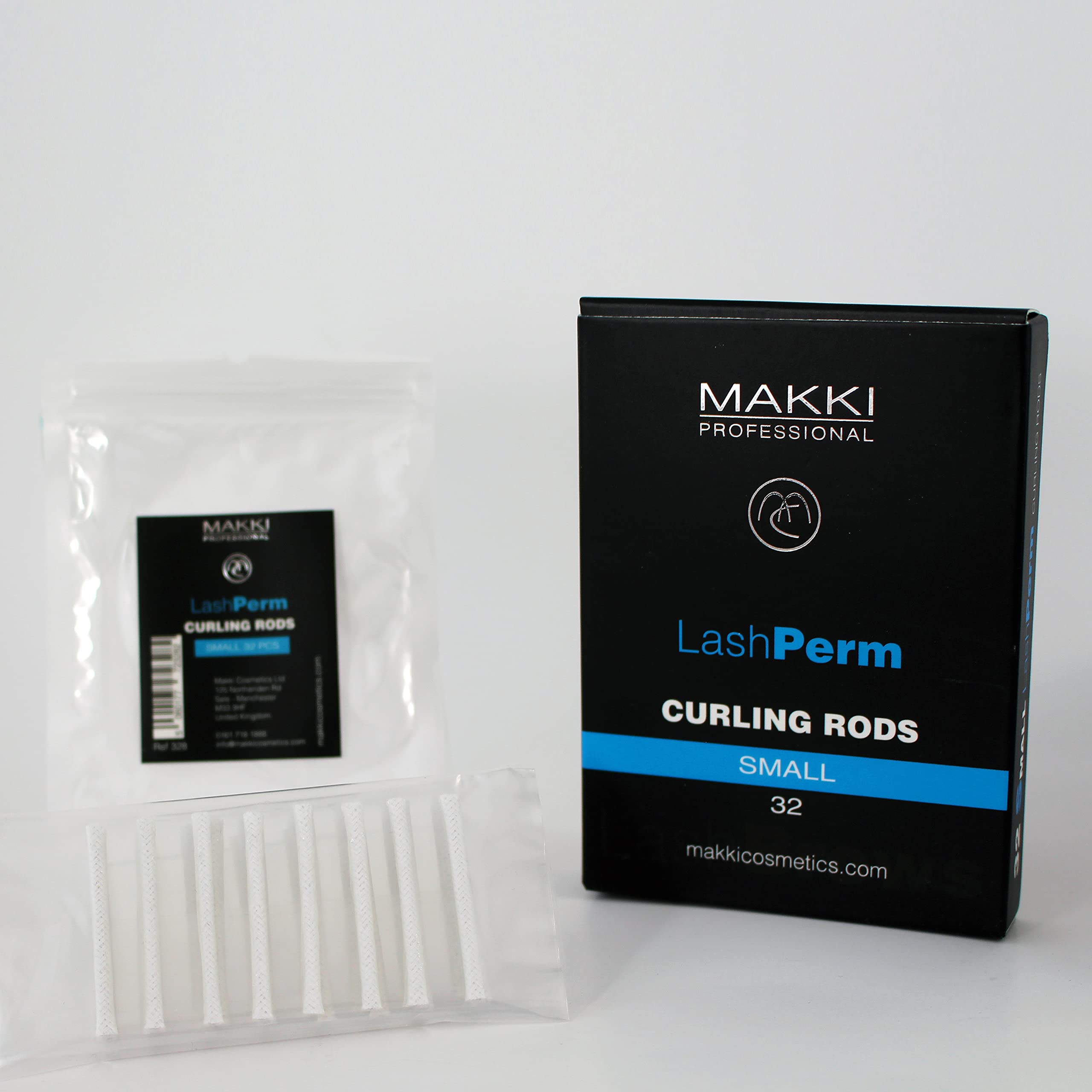 Makki 32 Small Eyelash Perming Curlers Rods Perm Eye Lash Lift Treatment