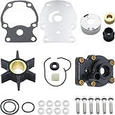 Water Pump Repair Kit 393630 for Johnson Evinrude OMC Outboard 20-35 HP | Complete Kit (Impeller, Housing, Gaskets) &ndash; Replaces 18-3382 9-48211 12070 393509 391636