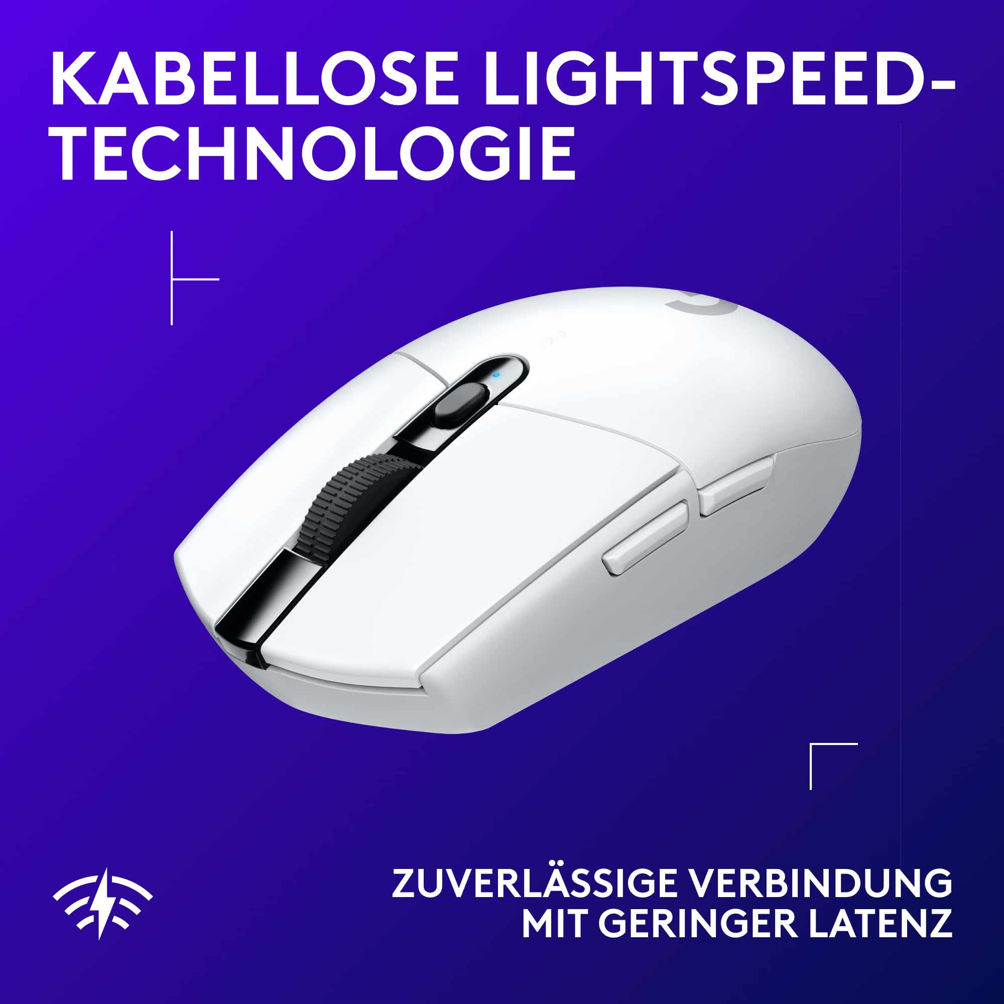 Logitech G G305 LIGHTSPEED kabellose Gaming-Maus mit HERO 12K DPI Sensor 3