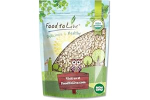 Organic Pine Nuts, 8 Ounces – Non-GMO, Whole Raw Pignolias, Unsalted, No Shell, Vegan, Kosher, Bulk Snack. Rich in Vitamin E,