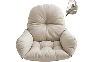 Egg Chair Cushion Replacement Thickened Round Egg Chair Cushion Machine Washable Outdoor Patio Swing Pad for Hanging Basket I