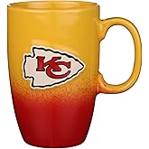The Memory Company Officially Licensed 22oz Ombre Sculpt Tall Mug, Kansas City Chiefs