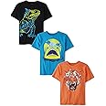 The Children's Place Boys' Assorted Everyday Short Sleeve Graphic T-Shirts, Multipack