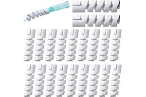 Lekgavd 20 Packs Oxygen Tube Support Crimp Straightener, Retractable Oxygen Tubing Support for Portable Oxygen Concentrator, Oxygen Tubing Reels Supplies for Nasal Cannula