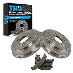 TRQ Rear Brake Drum & Shoe Kit Set for 2006-2011