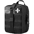 MEQI Medical MOLLE Tactical Pouch, EMT First Aid IFAK Rip-Away Utility Pouch for Camping Hunting Hiking Home Car and Adventures