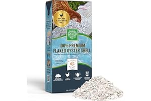 Small Pet Select - 100% Flaked Oyster Shell, Calcium Supplement for Chickens, and Ducks, 5lb