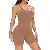 ONEW Strapless Shapewear Bodysuit for Women Under Dress Tummy Control Full Body Shaper Seamless Butt Lifter Thigh Slimmer