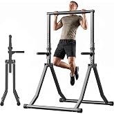 YICHIJIAN Foldable Pull Up Bar Station 58.3''-76.8'' Power Tower