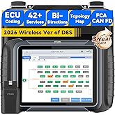 XTOOL D8W OBD2 Scanner, Wireless Bidirectional Scan Tool with Topology Map, ECU Coding, 42+ Reset Services, FCA AutoAuth, Ful