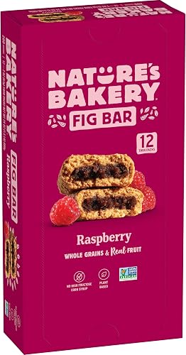 Nature's Bakery barras de higo de trigo entero, frambuesa, veganas, 12 — Proteína y barras