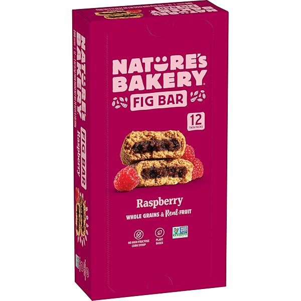NATURE’S BAKERY WHOLE WHEAT FIG BARS, RASPBERRY, REAL...