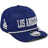 New Era LA Los Angeles Dodgers 9SEVENTY Stretch Fit Snapback Cap, Adjustable Hat Blue