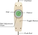 Beslands NK-500 Push Pull Force Gauge Dial Spring Meter Dynamometer High view 3