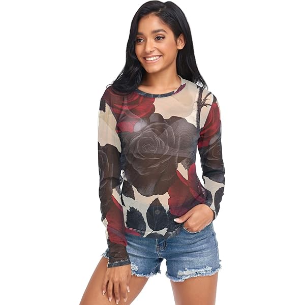 PVC Leather Metallic Turtleneck Crop Top - Silver Long Sleeve Party Top Size L