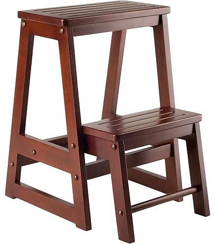 Small Wooden Ladder Step Stool For Adults/Step Ladder/Counter