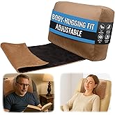 sokoro Recliner Headrest Pillow, Versatile Neck Support Cushion with Velvet Cover for Adults, Ideal Accessory for Chair, Couch, Office, Bed, Lumbar Pain Relief, Travel, Lounging, Brown