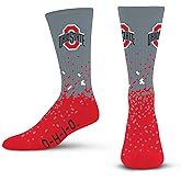 For Bare Feet NCAA mens Spray Zone Crew Sock Ncaa