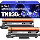 TN830XL Black Compatible Toner Cartridge 2-Pack High Yield Replacement for Brother TN830xl TN830 to use with HL-L2460DW DCP-L2640DW HL-L2480DW HL-L2400D HL-L2405W MFC-L2820DW MFC-L2900DW Printer Ink