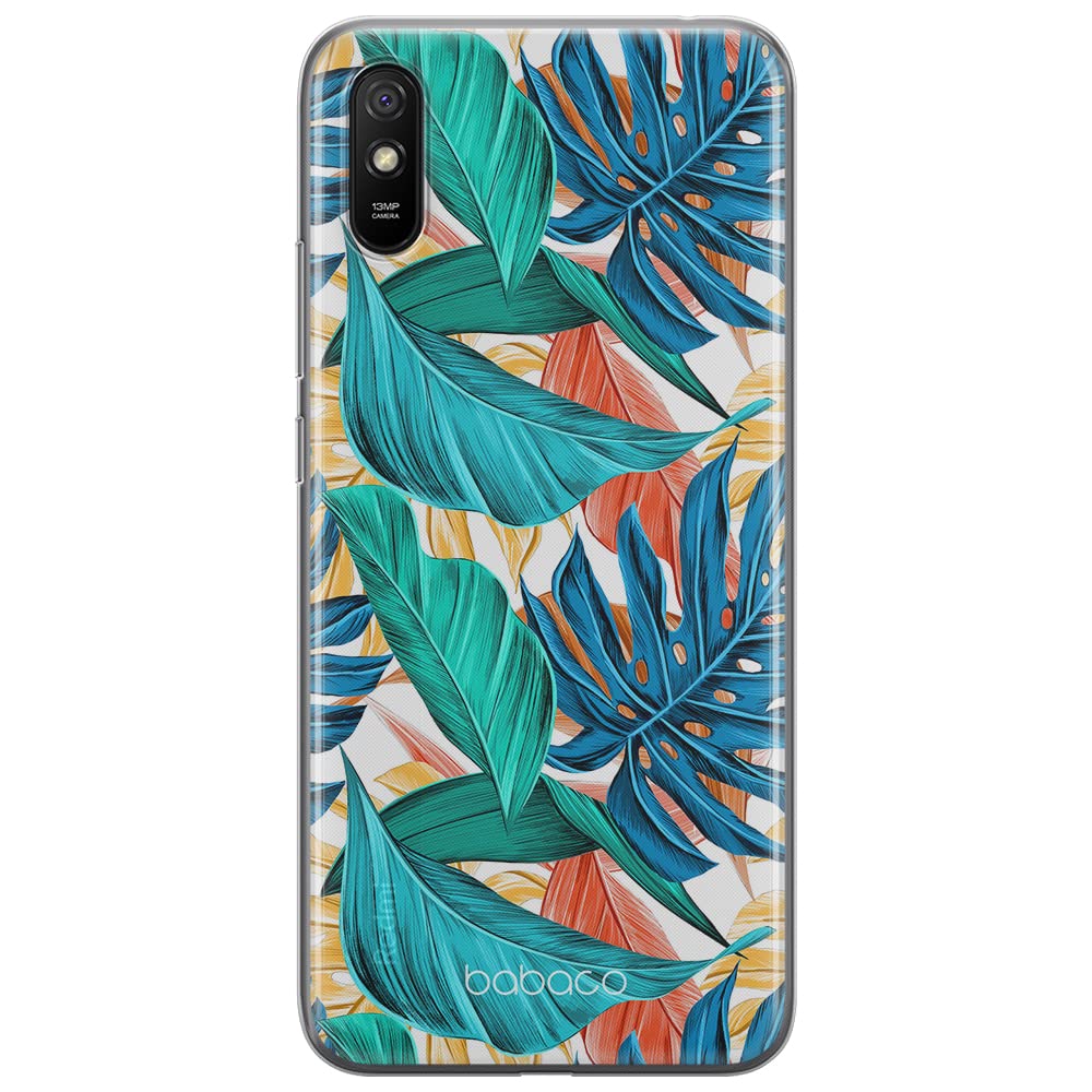Babaco ERT GROUP mobile phone case for Xiaomi REDMI 9A original and officially Licensed pattern Plants 005 optimally adapted to the shape of the mobile phone, case made of TPU