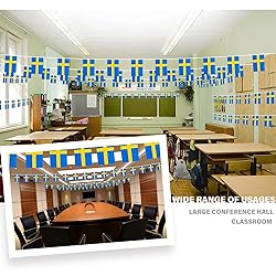 Sweden String Flag Pennant Banner, Small Mini