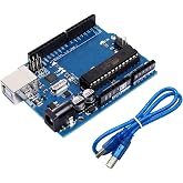 KEAcvise UNO R3 Board, ATmega328P, Includes USB Cable | 16U2 chip for faster data transfer, compatible with Arduino IDE, RoHS compliant