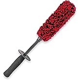 Clenzee Premium Microfiber Wheel Brush | Soft Non-Metallic Rim Cleaner & Wheel Brush | 15 Inch Long Regular Size