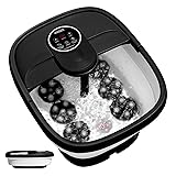Electric Motorized Foot Spa with Heat, Bubble