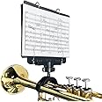 MusBoard Marching Lyre MB-TC10, Adjustable Marching Band Music Lyre for Trumpet, Clarinet and Oboe with 10 Pages, Holds 20 Sheets of Music
