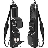 GOBUROS Baseball Bat Bag for 3-4 Baseball Bats, Bat Bag with Fence Hook and Adjustable Shoulder Strap, Suit for Baseball, Softball, T-ball Bat