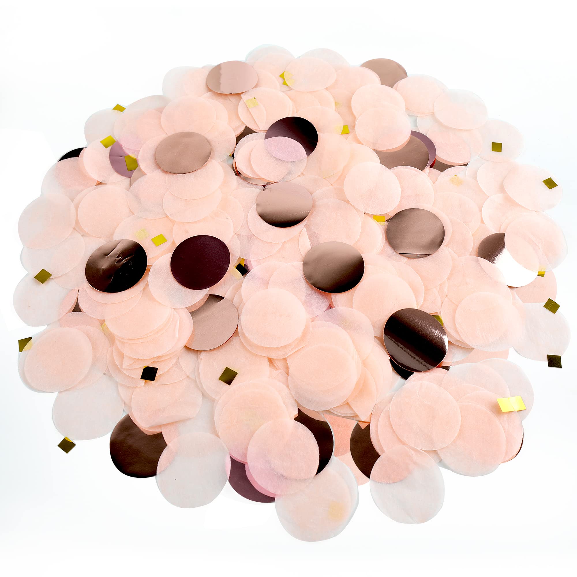 Glitter Paper Confetti 5000pcs - Wedding Tissues Table Confetti Round Birthday Foil Confetti for Balloons,Baby Shower,Gift Boxes - BY VCOSTORE