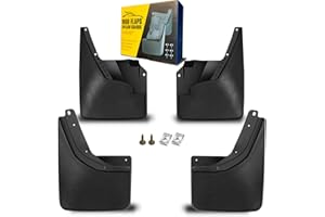 QUYDDC Mud Flaps Fit for 2006 2007 2008 2009 2010 Hum-mer Hummer H3 (Not Fits H3T), Dedicated Mudguard for Four Seasons Universal Protection, Front and Rear