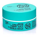 Redone Creative Fiber Wax Strong Hold Matte Finish Hair Styling Wax Maximum Control Fibrous Texture for Men 5.07 fl oz 150ml Professional Salon Formula