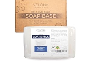 velona 5 LB - Goats MILK Soap Base SLS/SLES free | Melt and Pour | Natural Bars For The Best Result for Soap-making