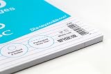 Silvine A4 Everyday FSC Refill Pad 160 Pages Lined with Margin Blue view 3